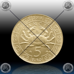 5 EVRO SAN MARINO 2019 "HOROSKOP - RAK" UNC
